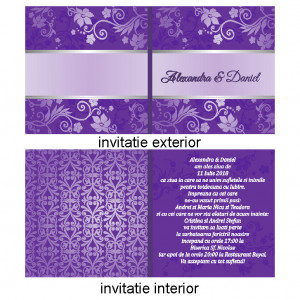 Invitatie Nunta Patrata INPT5