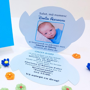 Invitatii Botez Contur Bufnita 1