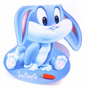 Invitatii Botez Contur Bugs Bunny