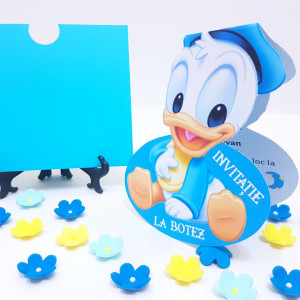 Invitatii Botez Contur Donald 2