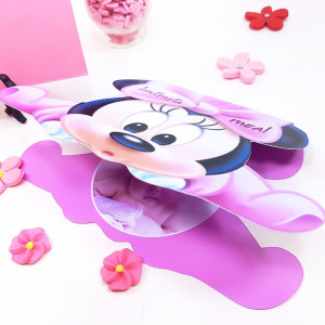 Invitatii Botez Contur Minnie Mouse 3