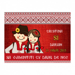 Marturie Nunta Magnet Basm Romanesc