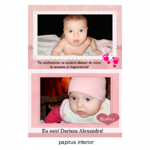 Marturii Botez Papirus Model 4
