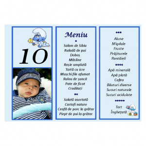 Meniu Botez cu Foto Disney 4