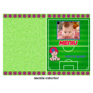 Meniu Botez cu Foto Fotbal 8