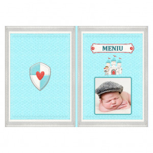 Meniu Botez cu Foto Print 1