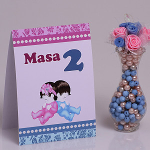 Nr de Masa Botez Gemeni Bebelusi 3