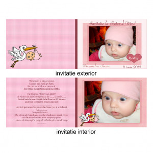 Invitatie Botez Dubla Barza