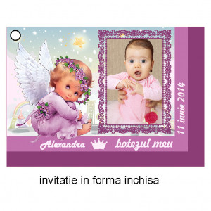 Invitatie Botez Ingeras Disney 1