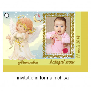 Invitatie Botez Ingeras Disney 3