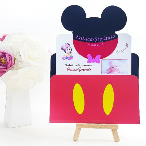 Invitatie Botez PRO Minnie Mouse 2