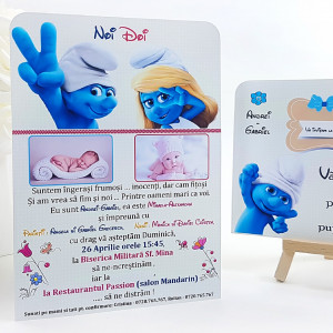 Invitatie Gemeni Strumf-Strumfita