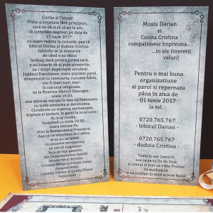 Invitatie Nunta Ciocolata Caragiale