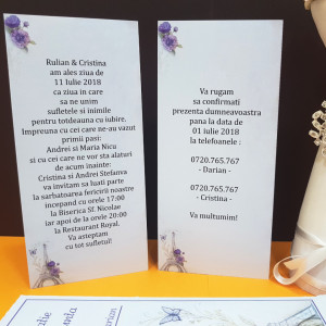 Invitatie Nunta Ciocolata Paris