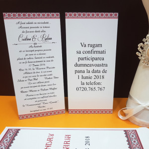 Invitatie Nunta Ciocolata Traditional Romanesc