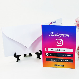 Invitatie Nunta Instagram