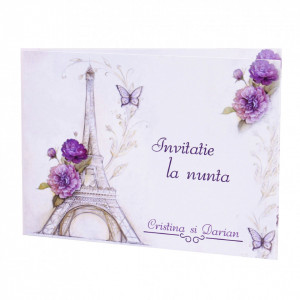 Invitatie Nunta Paris