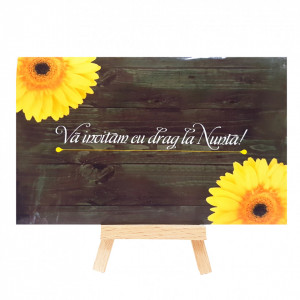 Invitatie Nunta PRO Floarea Soarelui
