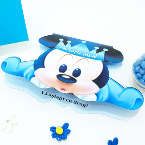 Invitatii Botez Contur Mickey Mouse 3