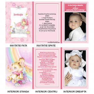 Invitatii Botez Dulcici 6