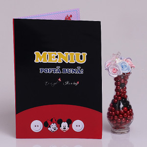 Meniu Botez Gemeni Simplu Mickey/Minnie 2
