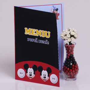 Meniu Botez Gemeni Simplu Mickey Mouse 3