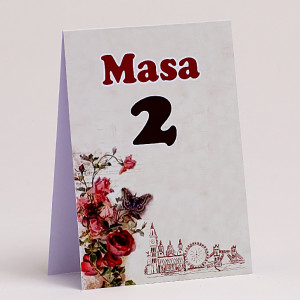 Nr de masa Nunta Londra NRMN62