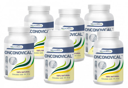 ONCONOVICAL - Pachet 3 luni + GRATUIT la prima comandă cartea ”Ce mănânci ca să combați cancerul”