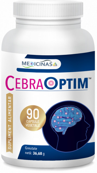 CEBRAOPTIM, 90 cps. + GRATUIT la prima comandă cartea Afecțiunile creierului și importanța alimentației
