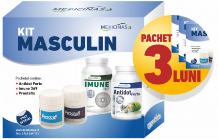 KIT MASCULIN - Pachet 3 luni