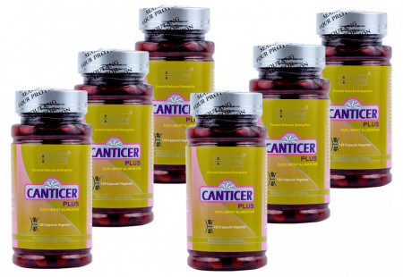 CANTICER PLUS - Pachet 4 luni + GRATUIT la prima comandă cartea ”Ce mănânci ca să combați cancerul”