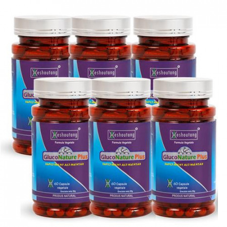 GlucoNature Plus - Pachet 3 luni