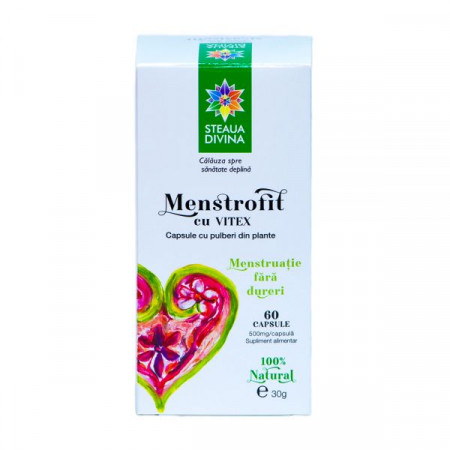 STEAUA DIVINA MENSTROFIT CU VITEX 60CPS