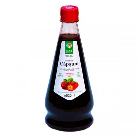 STEAUA DIVINA SIROP DE CĂPȘUNI 520ML