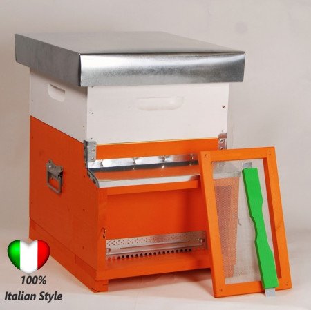 OFERTA SPECIALA - Stupul NOMADISMO 10 rame+Magazie 1/2,rame insarmate,hranitor, gratie hanneman