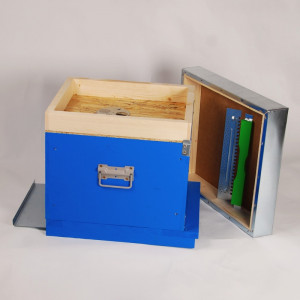 Stupul CUBOBOX, cuib 10 rame 1/1, podisor , fund antivarroa, capac