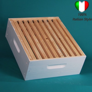 Magazie model Italian 1/2 (10rame) + 9 rame drepte, cu distantiere dintate