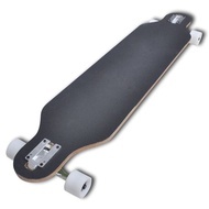 Longboard 107 cm din straturi de lemn de arțar cu ax skateboard Verde