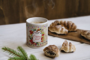 CANA PERSONALIZATA COLAJ POZE CRACIUN FERICIT