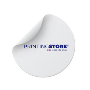 Eticheta personalizata cu logo sau text la alegere, rotunde - 500buc/set