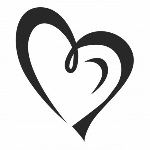 Sticker Love Heart Valentines