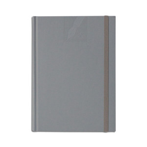 Agendă 459 Matra Gri inchis cu elastic, nedatată 15 x 21 cm