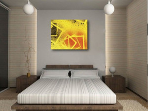 Tablou canvas - Abstract yellow