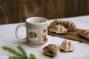 CANA PERSONALIZATA COLAJ POZE CRACIUN FERICIT