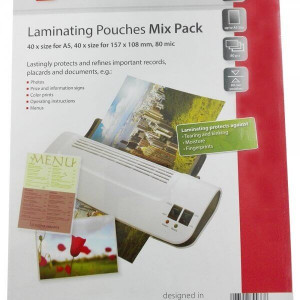 Set folii laminare - 40x A5, 40x 157 x 108 mm - 80microni Monolith