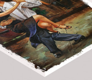Tablou canvas efect pictura - Dans tango