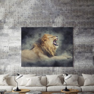 Tablou Canvas Raging lion