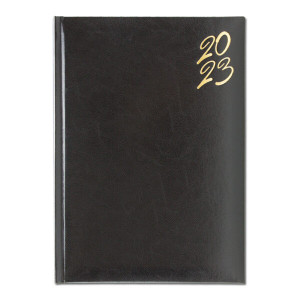 Agendă 477 New Karachi Nero, saptamanala 21 x 26 cm