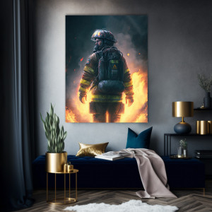 Tablou Firefighter