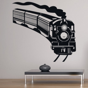 Sticker Steam Train Transport
